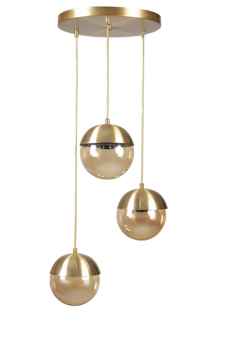 Opviq Küre 3 Lü Tepsili Eskitme Bal Camlı Sarkıt en Dorado Opviq Küre 3 Lü Tepsili Eskitme Bal Camlı Sarkıt en Dorado